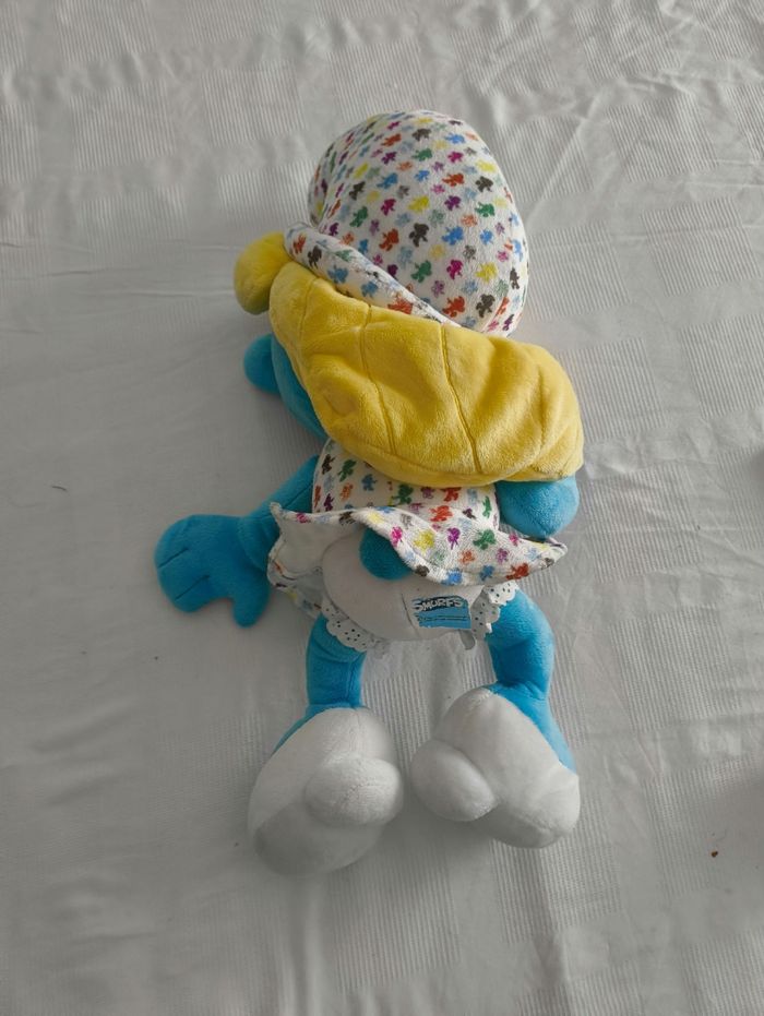 Grande peluche schtroumpfette - photo numéro 3