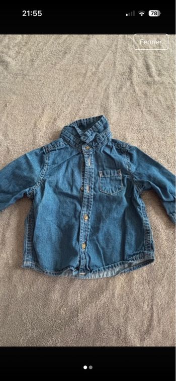 Veste en jean souple 
