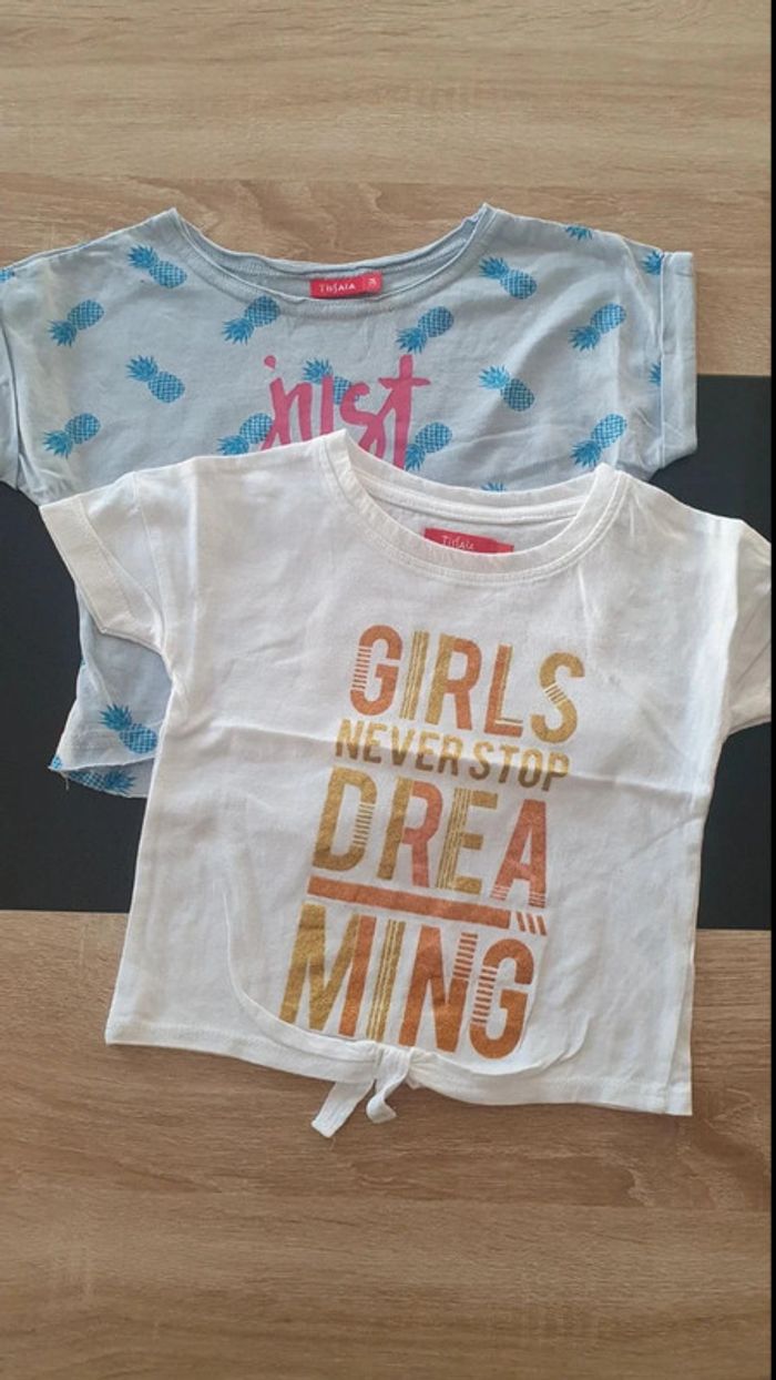Lot de 2 tee-shirts manches courtes 3 ans