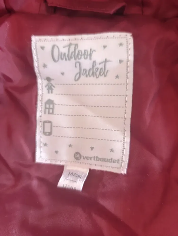 Duffle coat Vertbaudet 12 ans en drap de laine - photo numéro 4