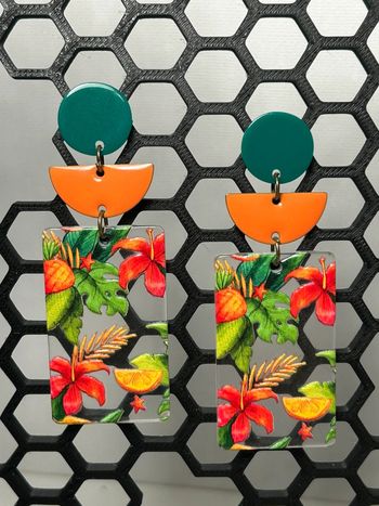 Boucles d’oreilles estivales