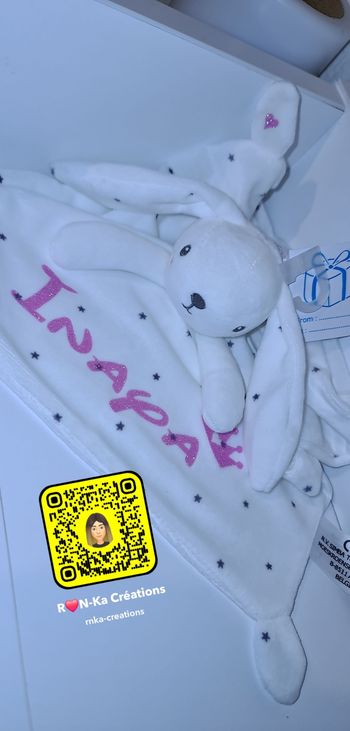 Doudou Lapin à personnaliser 