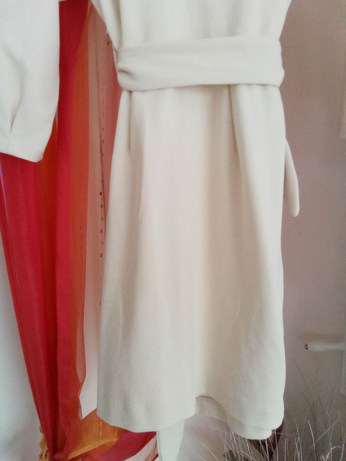 Jolie robe habillée crème/beige Mango taille 36 - photo numéro 8