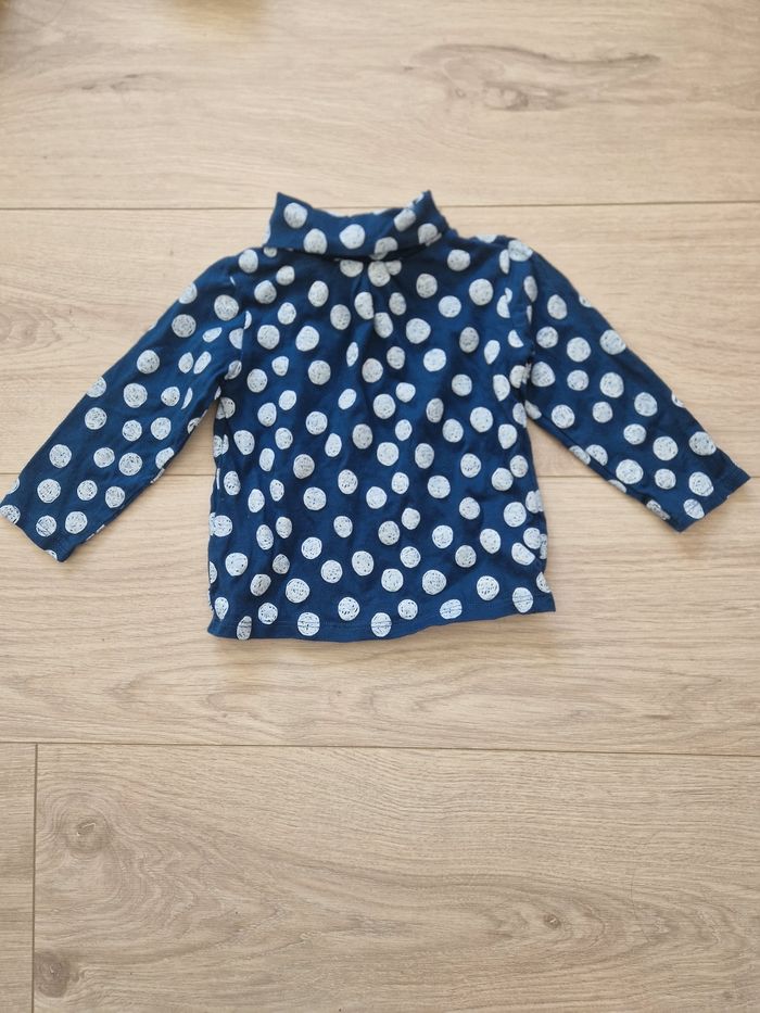 T-shirt bébé col roulé Tex 9 mois