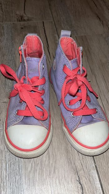Converses hautes bi couleur
