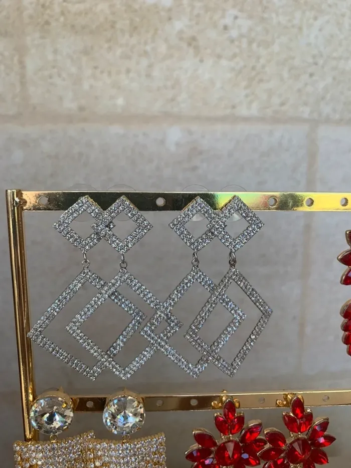 Boucle d’oreille 1 paire bijoux fantaisies - photo numéro 6