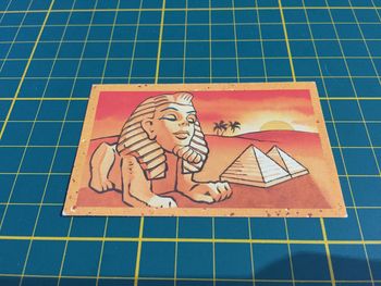 Carte fin Sphinx Pyramide pièce détachée jeu de société Ramsès II Ravensburger #A65