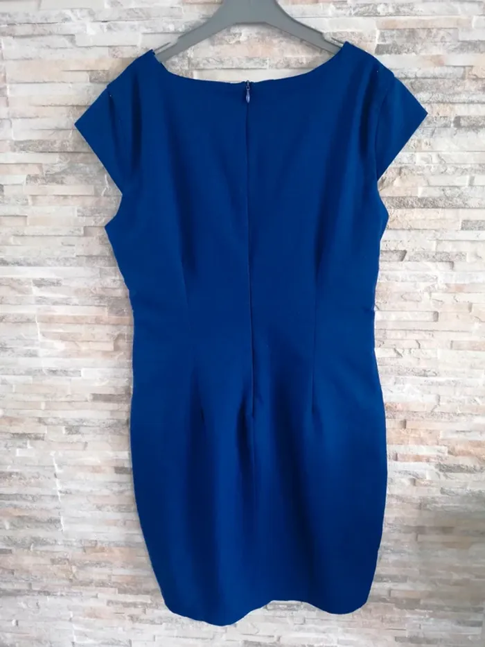 Robe de soirée bleu électric taille 40 - photo numéro 10