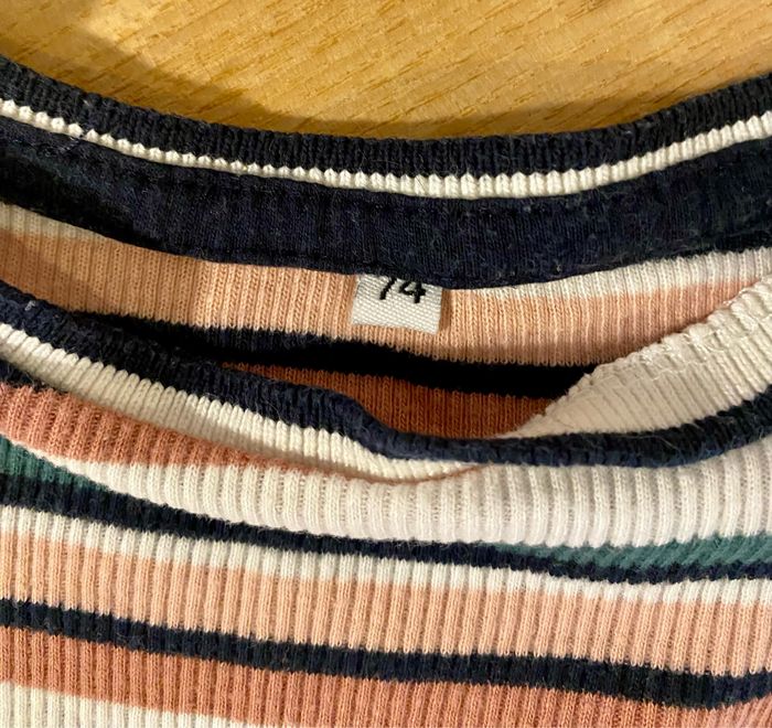 T shirt manches longues fille 12 mois - photo numéro 2