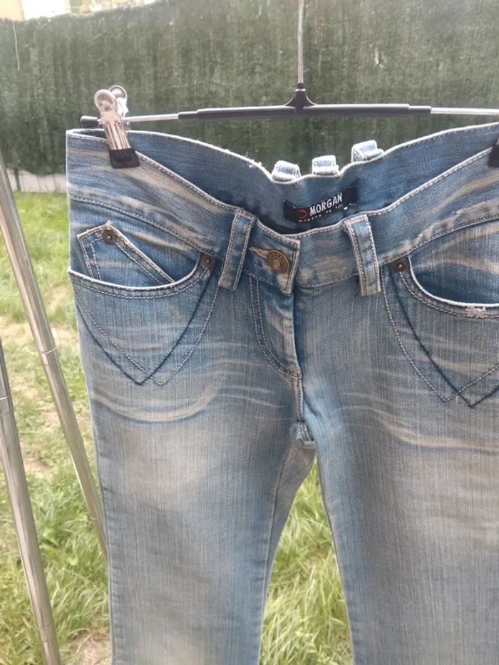 Lot 2 jeans évasés - photo numéro 10