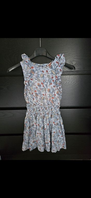 robe bleu fleur Tape à l'œil