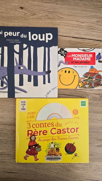 Lot 3 livres pour enfant