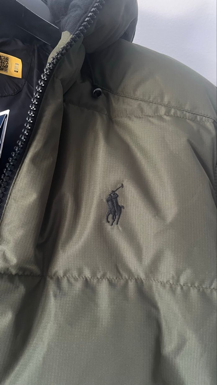 Doudoune Ralph Lauren Vert Kaki - Taille S - photo numéro 6