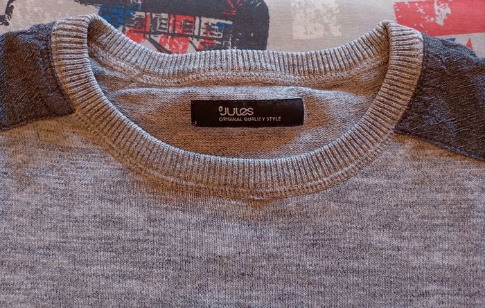 Pull Gris Jules Taille M - photo numéro 3