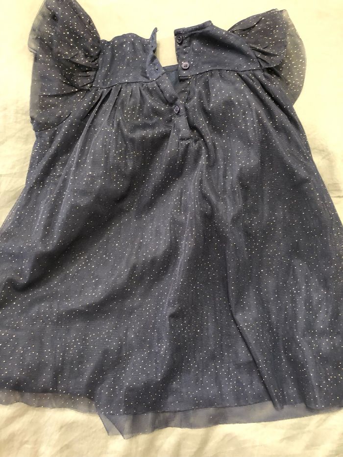 Robe tulle bleu marine Bout’chou 18 mois - photo numéro 4