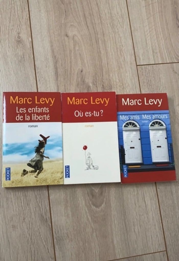 Lot de 3 livres MARC LEVY