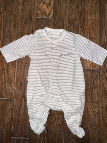 Pyjama coton little natural collection Prématuré