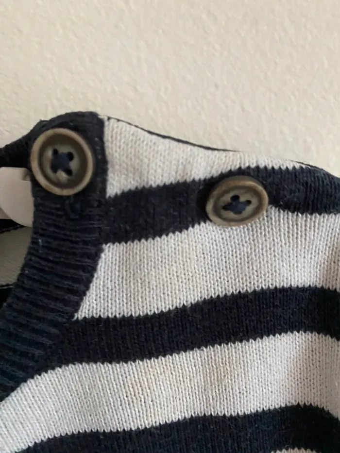 Pull marinière 12 mois Kiabi - photo numéro 3
