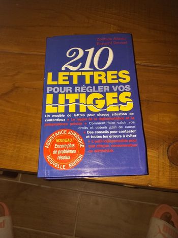 Livre 200 lettres pour régler vos litiges