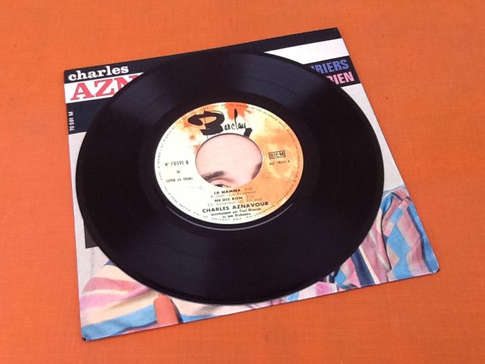 Vinyle 45 tours Charles Aznavour Sylvie (1963) - photo numéro 4