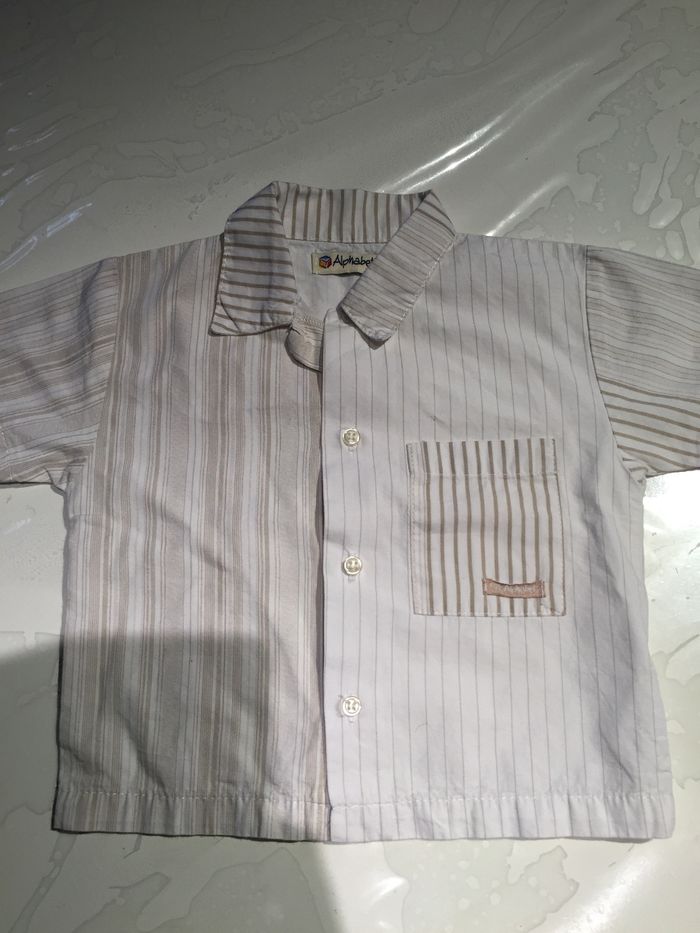 Chemisette 6mois alphabet - photo numéro 4