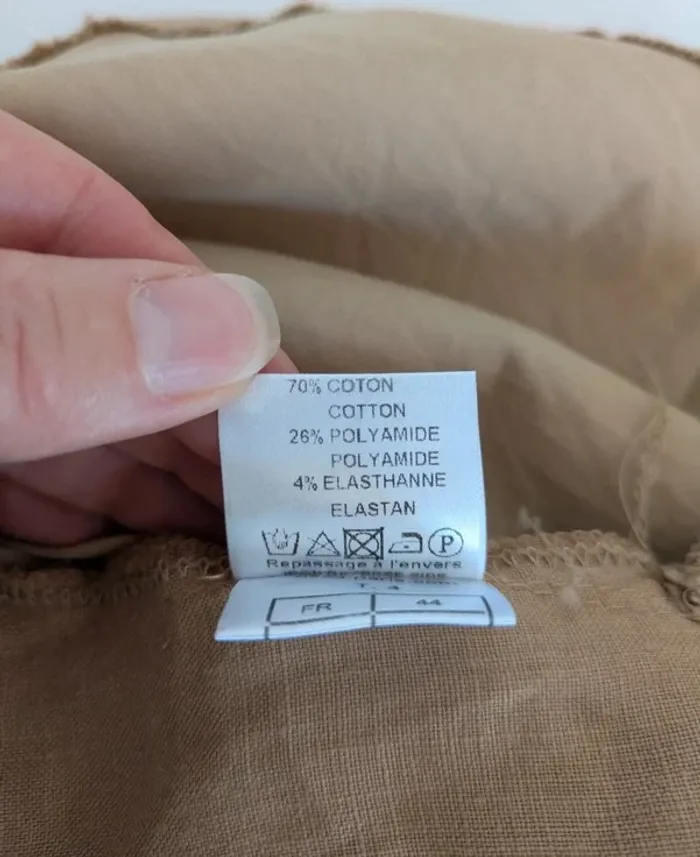 Robe d'été en lin et coton - DECA - taille 4 (44) - photo numéro 6