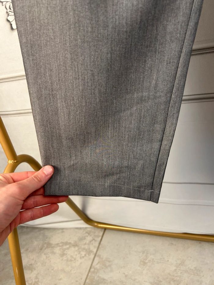 Pantalon tailleur gris taille haute Humility 34 neuf - photo numéro 4