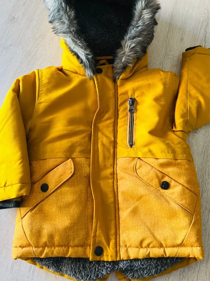 Manteau chaud automne hiver bébé garçon primark - photo numéro 3