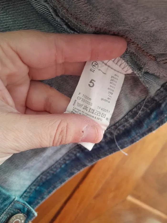 Veste en jeans fille - photo numéro 2