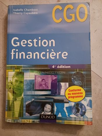 livre CGO Gestion financière Dunod