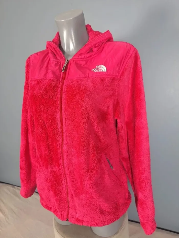 Veste polaire a capuche The North Face femme à capuche – Rose fuchsia – Taille M (610) - photo numéro 6