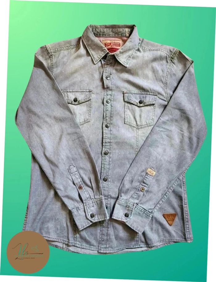 Chemise jean vintage - photo numéro 2