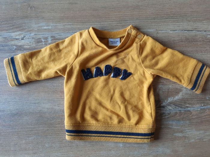 Pull jaune Tape à l'œil