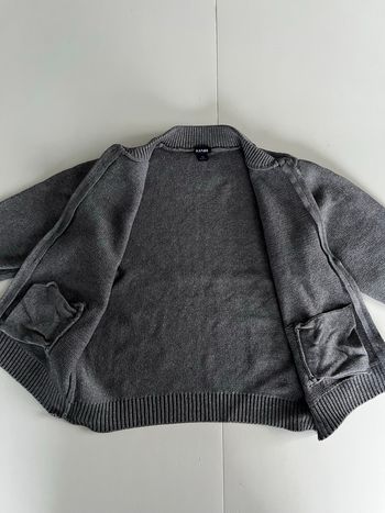 Gilet gris zippé 4 ans