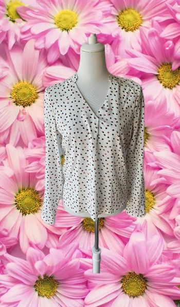 Blouse avec pois colorés, Yessica, taille 38