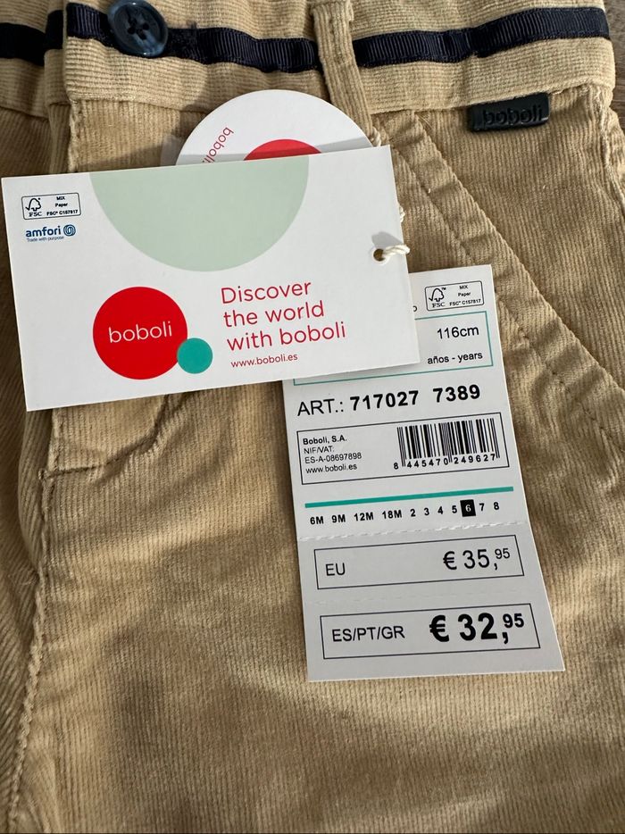 - Pantalon Chino Boboli - 6 ans - Neuf avec étiquette - photo numéro 3