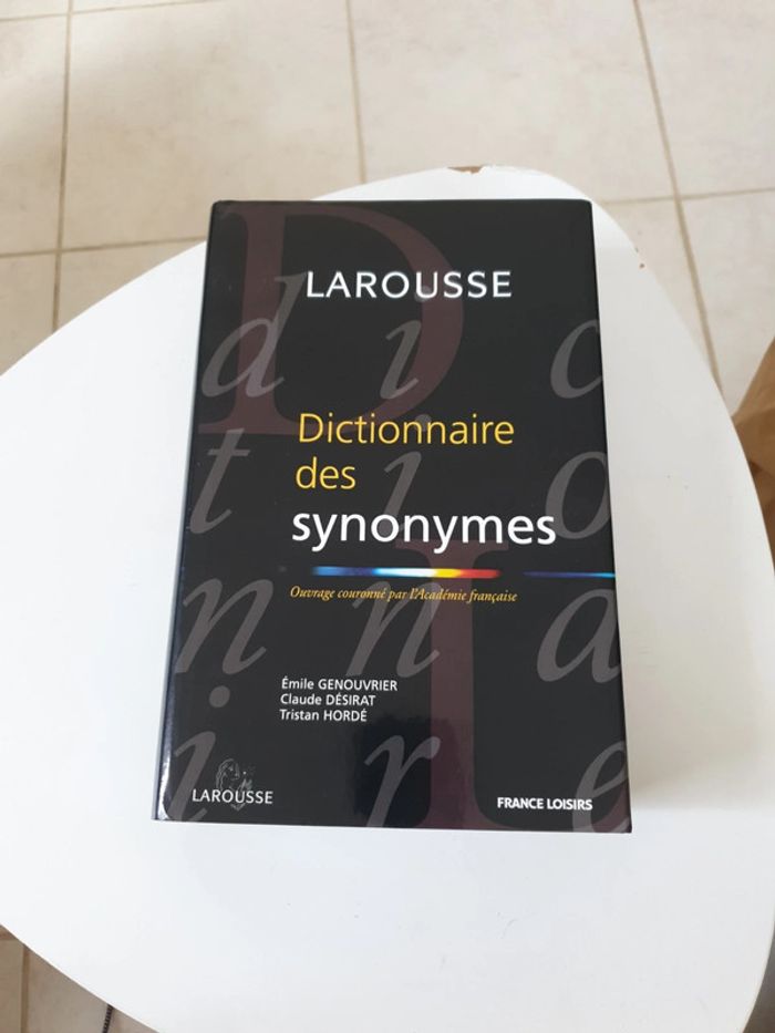 Dictionnaire des synonymes