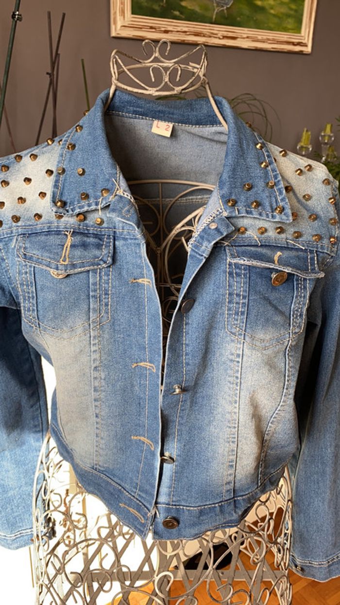 Veste en jean femme courte - photo numéro 2