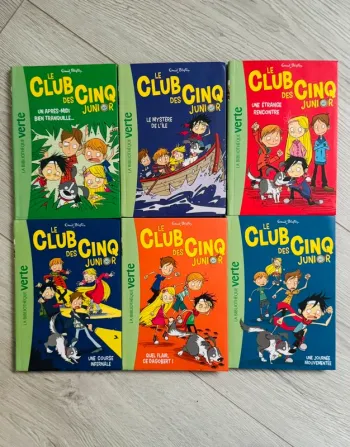 Lot de 6 tomes le club des cinq junior
