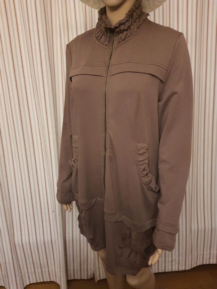 Pardessus Areline marron taille 4 (fr 42) neuf - photo numéro 6