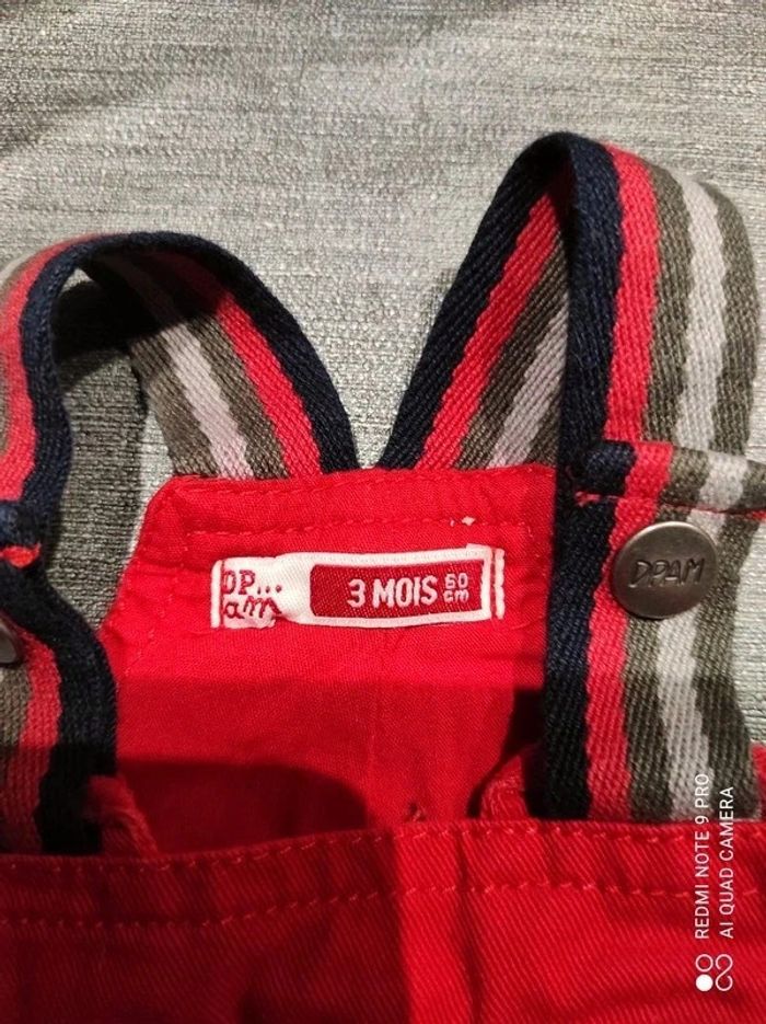 Salopette Dpam 3 mois 60 cm - photo numéro 3