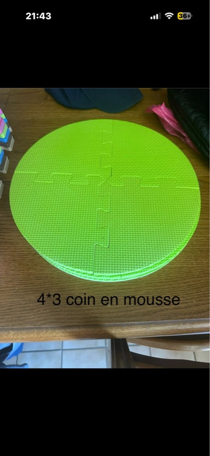 Dalle en mousse