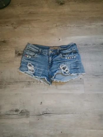 Short jean Azerty 