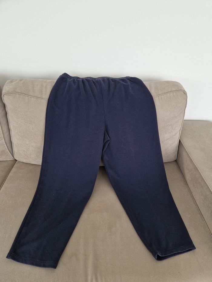 Pantalon élastique bleu marine Blanche Porte - photo numéro 5