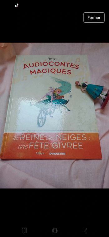 Livre et figurine 82 des audiocontes Magiques altaya audio conte audio compte disney
