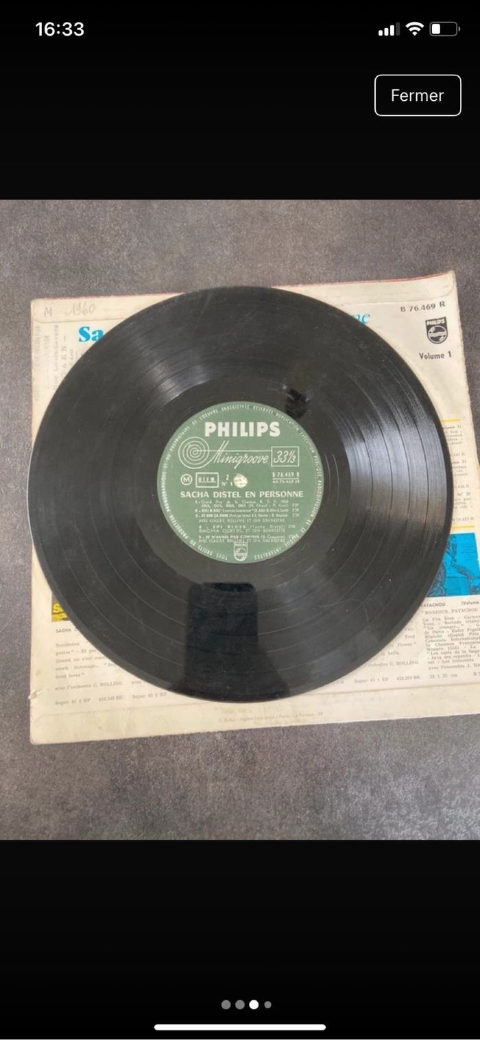 Vinyle 33 tours Sacha Distel en personne - photo numéro 3