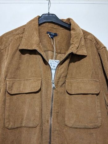 Surchemise Kiabi velours Camel. Taille 40/42