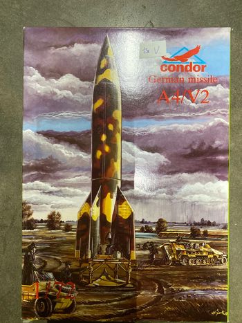 Condor maquette German missile A4/V2