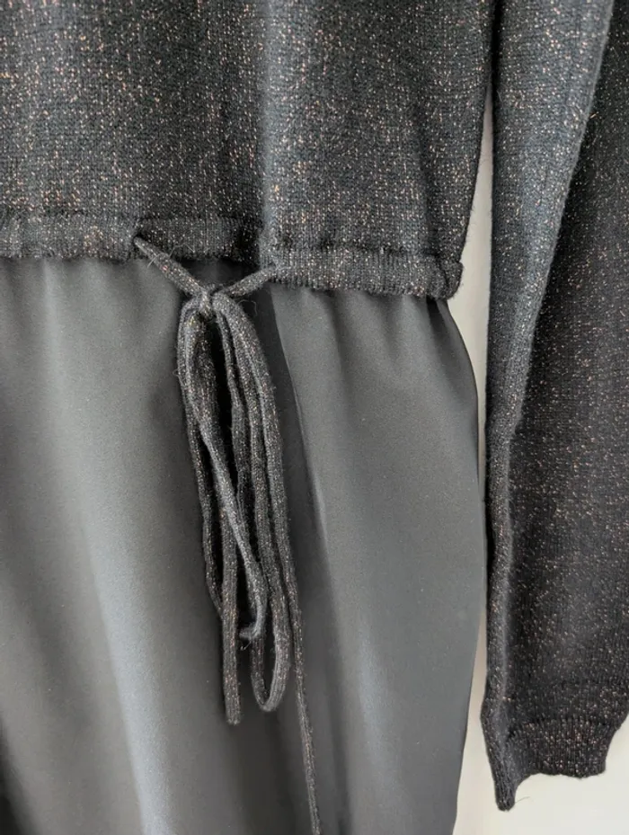 Robe bi-matière casual ou pour soirée - photo numéro 3