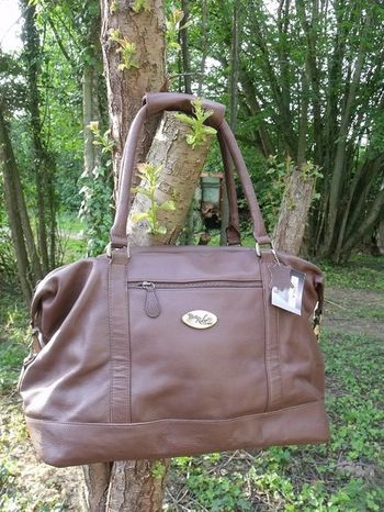 Sac de weekend en cuir totalement neuf